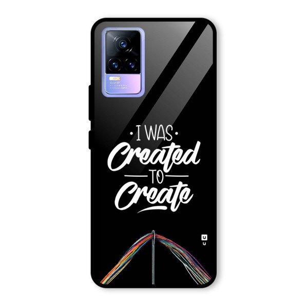 Created to Create Glass Back Case for Vivo Y73