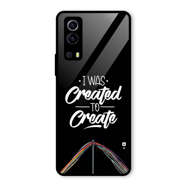 Created to Create Glass Back Case for Vivo iQOO Z3