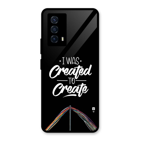 Created to Create Glass Back Case for Vivo iQOO Z5