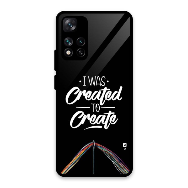 Created to Create Glass Back Case for Xiaomi 11i 5G