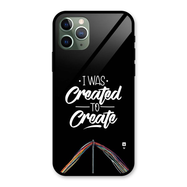 Created to Create Glass Back Case for iPhone 11 Pro