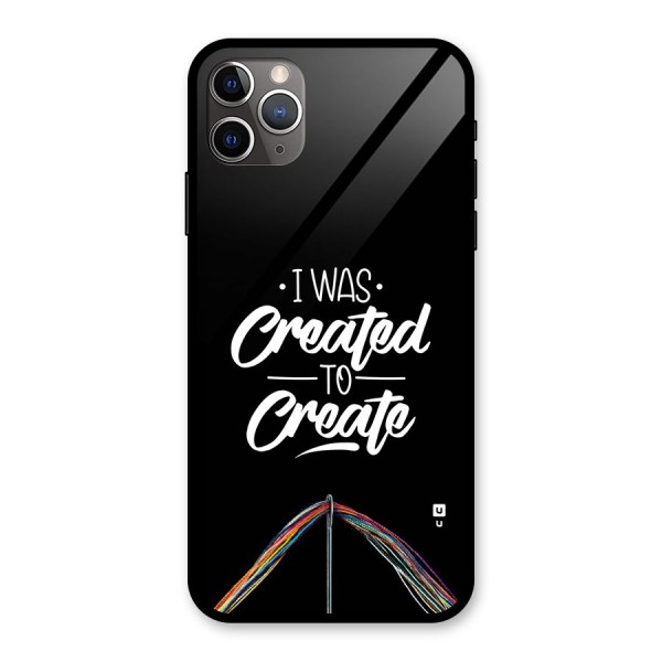 Created to Create Glass Back Case for iPhone 11 Pro Max