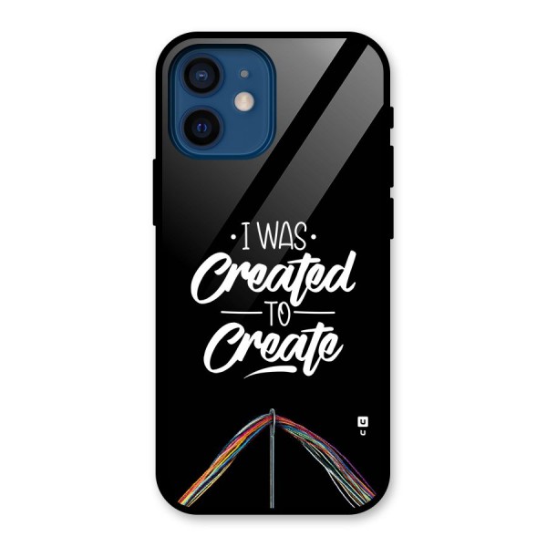Created to Create Glass Back Case for iPhone 12 Mini