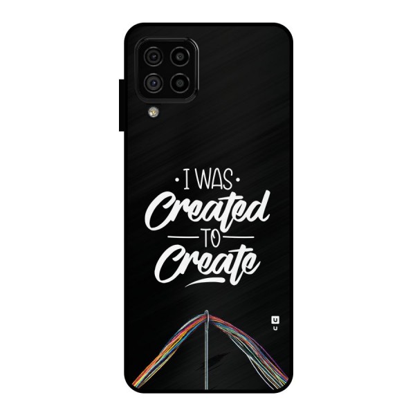 Created to Create Metal Back Case for Galaxy A22 4G