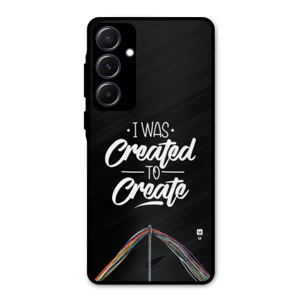 Created to Create Metal Back Case for Galaxy A55