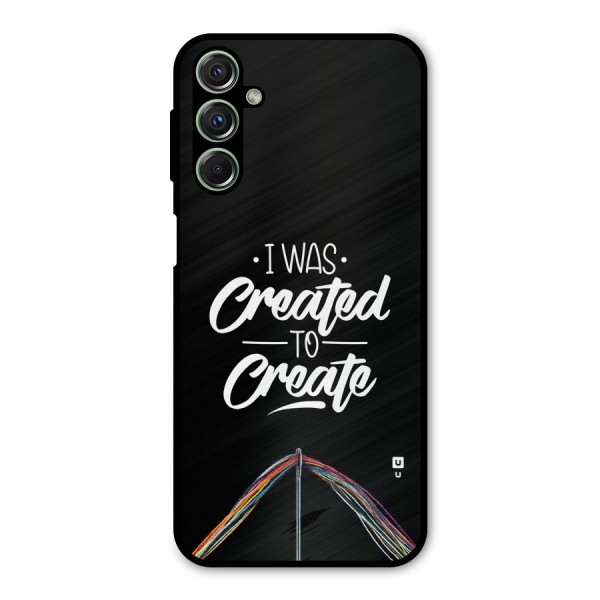 Created to Create Metal Back Case for Galaxy F34