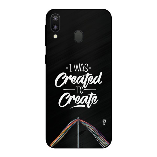 Created to Create Metal Back Case for Galaxy M20