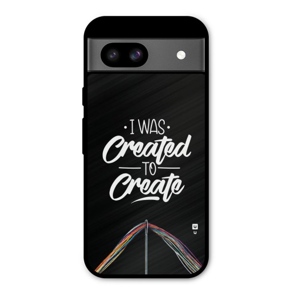 Created to Create Metal Back Case for Google Pixel 8a