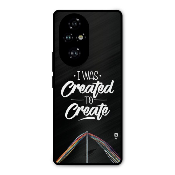 Created to Create Metal Back Case for Honor 200 Pro