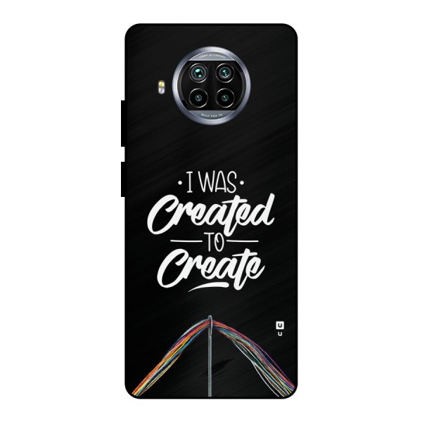 Created to Create Metal Back Case for Mi 10i