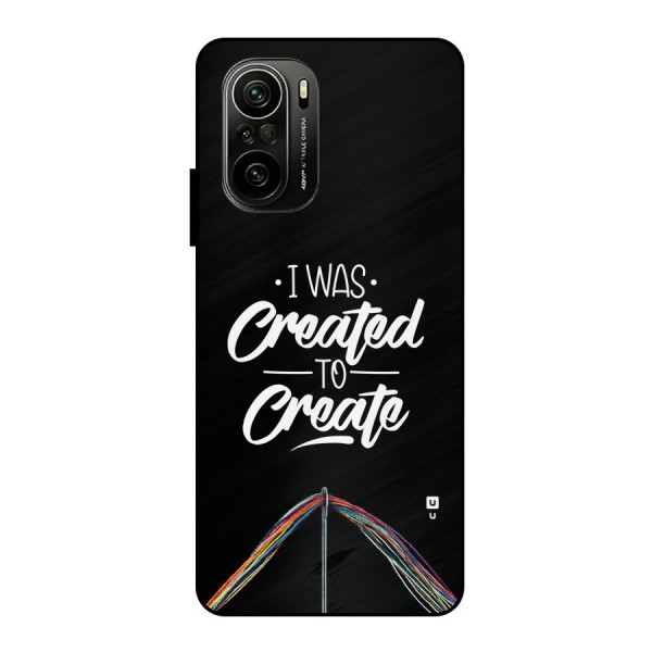 Created to Create Metal Back Case for Mi 11X Pro