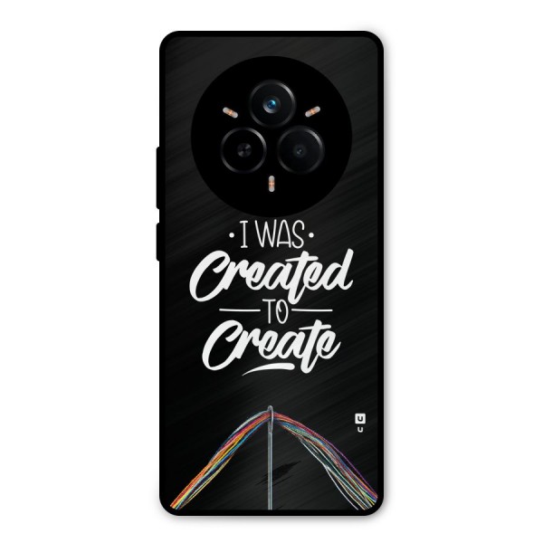 Created to Create Metal Back Case for Realme 14 Pro