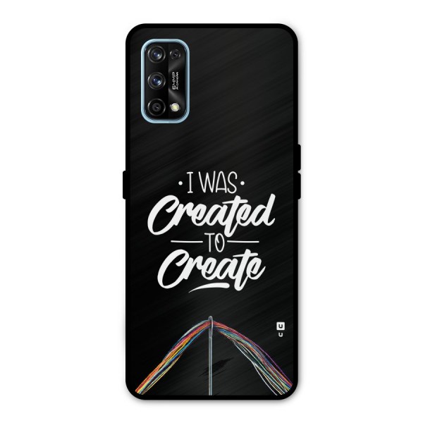 Created to Create Metal Back Case for Realme 7 Pro