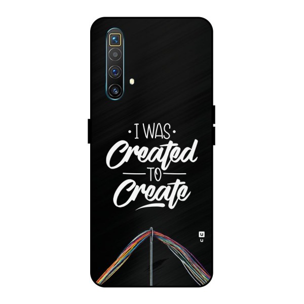 Created to Create Metal Back Case for Realme X3