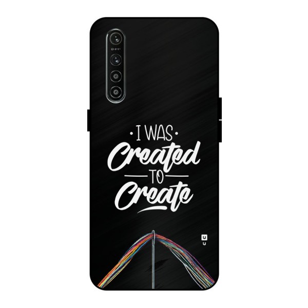 Created to Create Metal Back Case for Realme XT