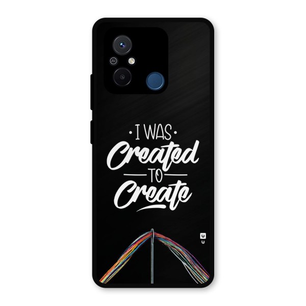 Created to Create Metal Back Case for Redmi 12C