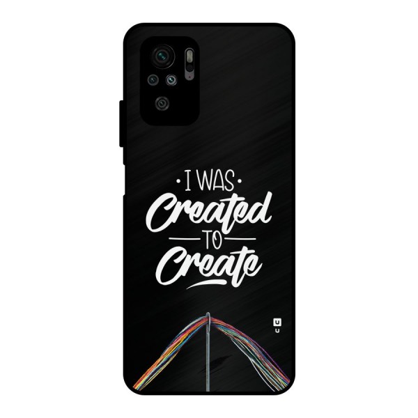 Created to Create Metal Back Case for Redmi Note 10