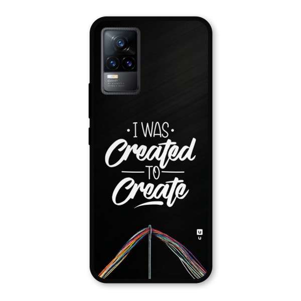 Created to Create Metal Back Case for Vivo Y73