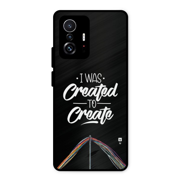 Created to Create Metal Back Case for Xiaomi 11T Pro