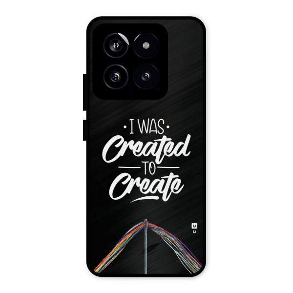 Created to Create Metal Back Case for Xiaomi 14