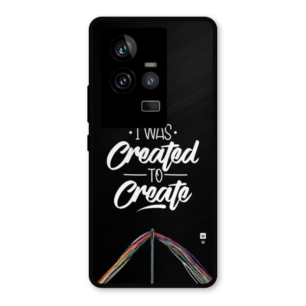 Created to Create Metal Back Case for iQOO 11 5G