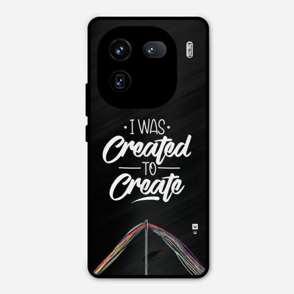 Created to Create Metal Back Case for iQOO 12