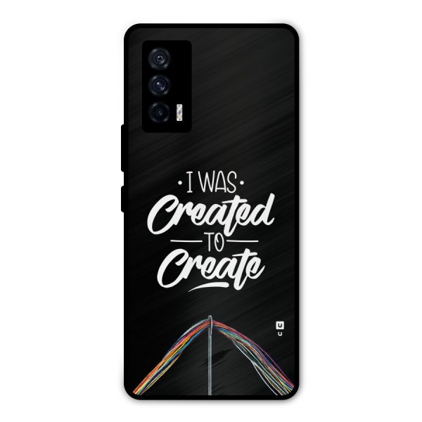 Created to Create Metal Back Case for iQOO 7 5G