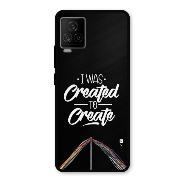 Created to Create Metal Back Case for iQOO 7 Legend 5G