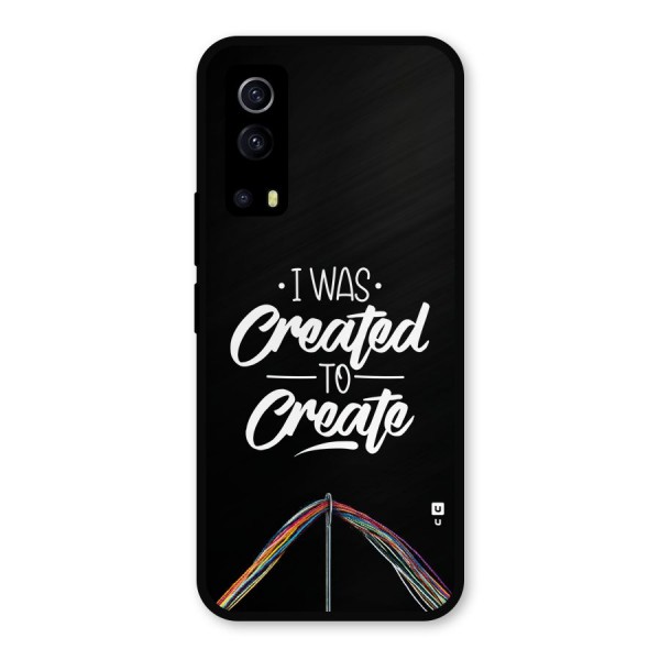 Created to Create Metal Back Case for iQOO Z3
