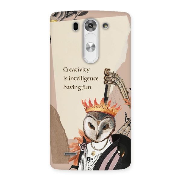 Creativity Intelligence Back Case for LG G3 Beat