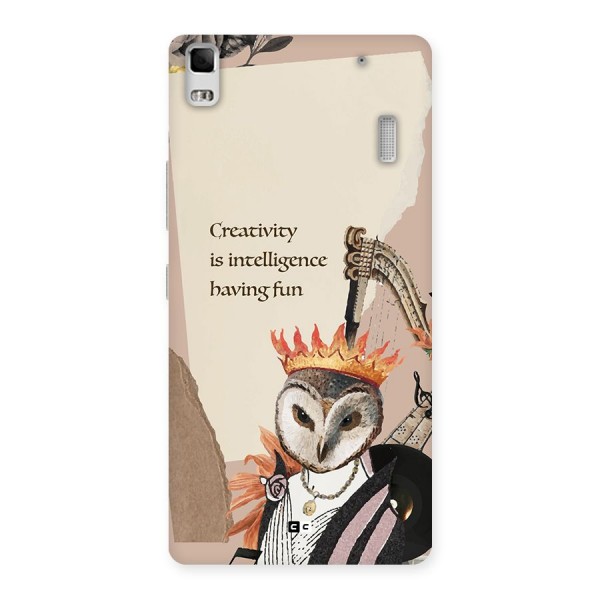 Creativity Intelligence Back Case for Lenovo K3 Note