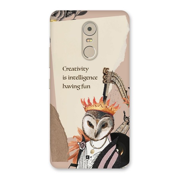 Creativity Intelligence Back Case for Lenovo K6 Note