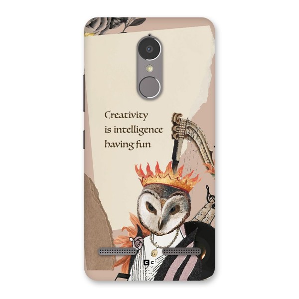Creativity Intelligence Back Case for Lenovo K6 Power
