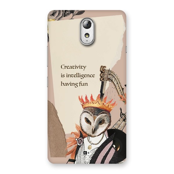 Creativity Intelligence Back Case for Lenovo Vibe P1M