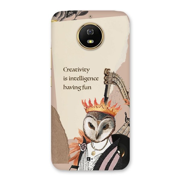 Creativity Intelligence Back Case for Moto G5s