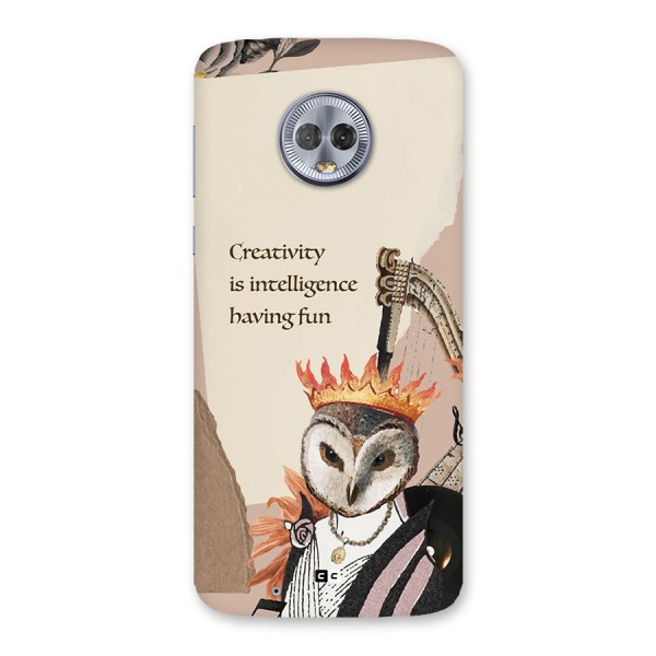 Creativity Intelligence Back Case for Moto G6