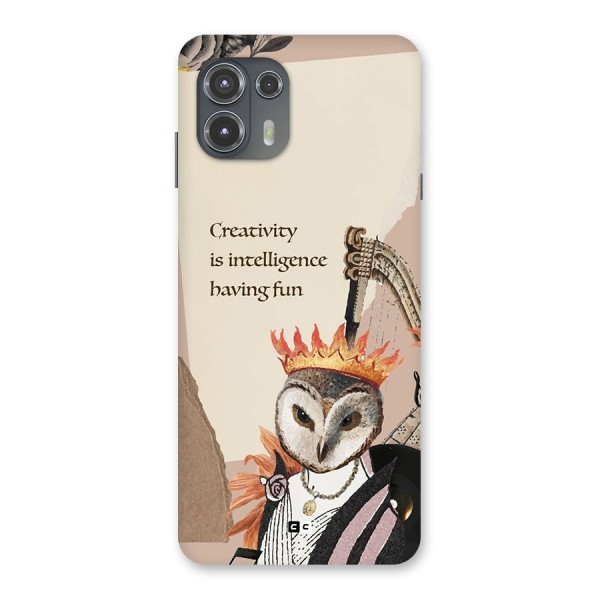 Creativity Intelligence Back Case for Motorola Edge 20 Fusion