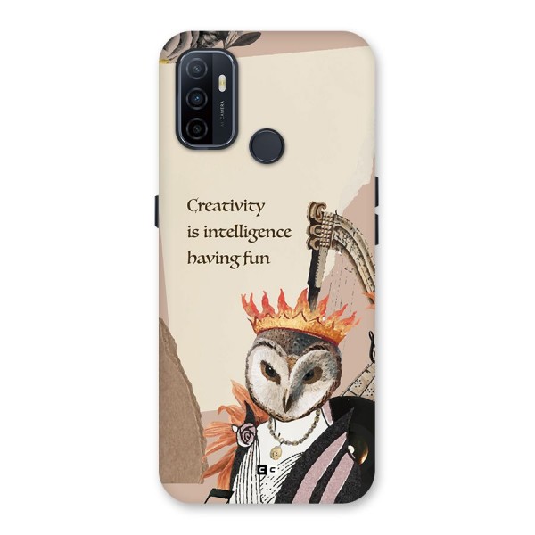 Creativity Intelligence Back Case for Oppo A53