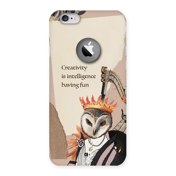 Creativity Intelligence Back Case for iPhone 6 Logo Cut