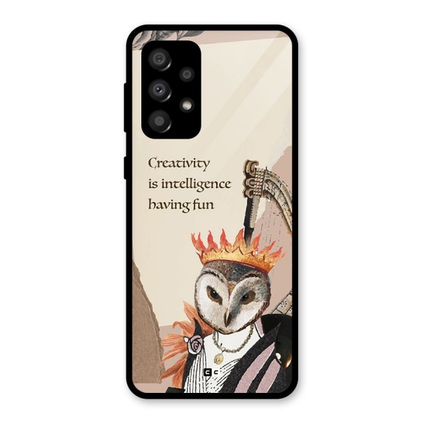 Creativity Intelligence Glass Back Case for Galaxy A32