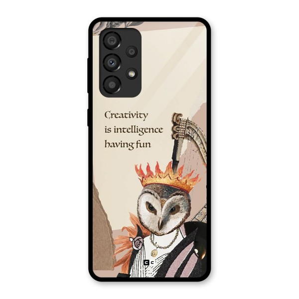 Creativity Intelligence Glass Back Case for Galaxy A33 5G