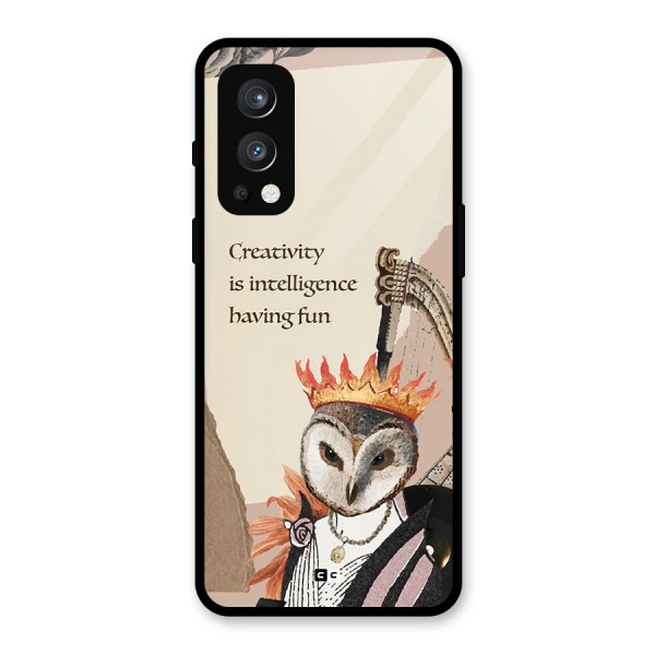 Creativity Intelligence Glass Back Case for OnePlus Nord 2 5G