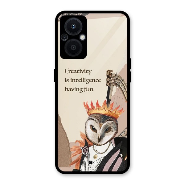 Creativity Intelligence Glass Back Case for Oppo F21s Pro 5G