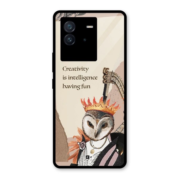 Creativity Intelligence Glass Back Case for Vivo iQOO Neo 6 5G