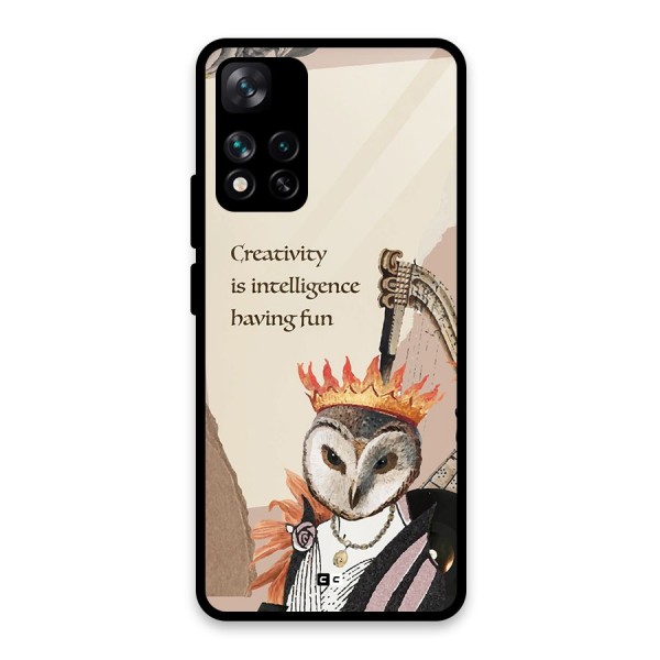 Creativity Intelligence Glass Back Case for Xiaomi 11i 5G