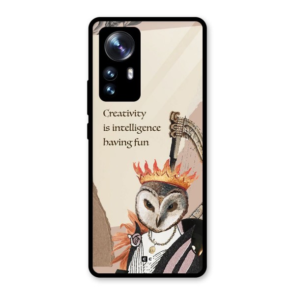 Creativity Intelligence Glass Back Case for Xiaomi 12 Pro