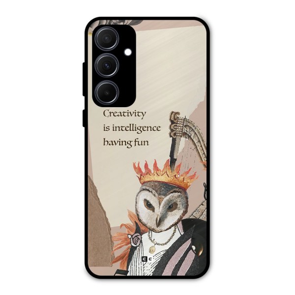 Creativity Intelligence Metal Back Case for Galaxy A35