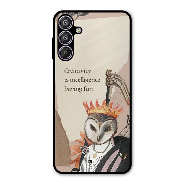 Creativity Intelligence Metal Back Case for Galaxy F15