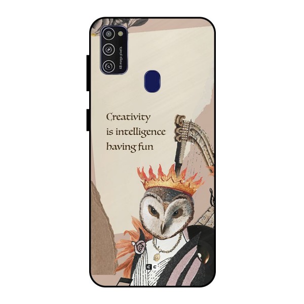 Creativity Intelligence Metal Back Case for Galaxy M30s