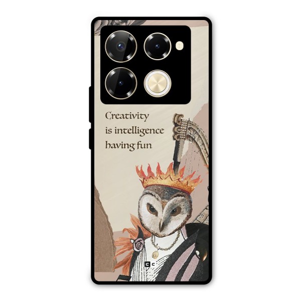 Creativity Intelligence Metal Back Case for Infinix Note 40 Pro Plus